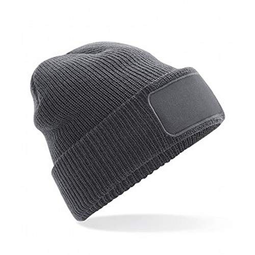 Image of Beechfield Adults Thinsulate Printers Beanie (One Size) (Graphite Grey)