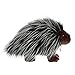 Aurora® Realistic Miyoni® Porcupine Stuffed Animal - Lifelike Detail - Cherished Companionship - Black 10 Inches