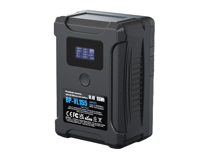 Buy Apramatt BP-VL155 V-Mount Battery, 10500 mAh Capacity, LCD