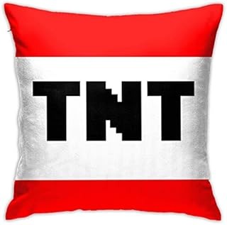 Home Game Bedroom Cushion TNT Pillow Covers Sofa Couch Decorative Square Throw Pillow Case 18x18 In