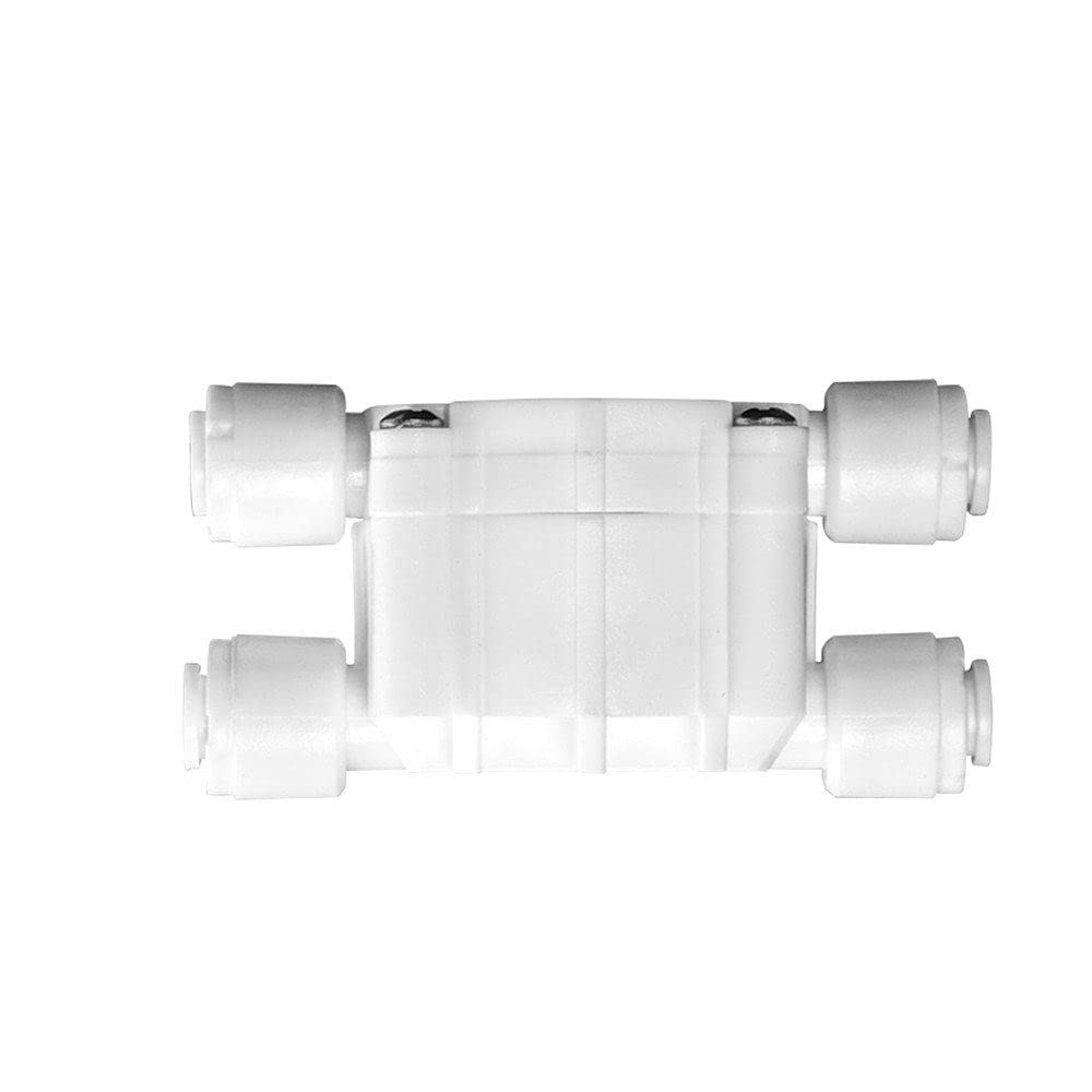 Water Filter Parts 1 4 OD Tube Auto Shut Off 4 Way Valve Pressure Regulator Aquarium Water Purifier