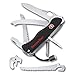 Victorinox Rescue Tool with Nylon Pouch Swiss Army Knife, 13 Functions, Swiss Made Pocket Knife with Seatbelt Cutter and Glass Saw - Black