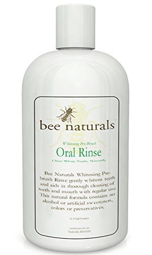 Best Whitening Pre-brush Oral Rinse - Clean White Teeth Naturally - Includes Erythritol - Beautiful Smile & Fresh Breath - Neutralize Odor & Germs - No Harmful Chemicals, Alcohol, Artificial Sweetener
