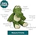 Mary Meyer Marshmallow Gator Soft Toy Friend, 13 in, Green