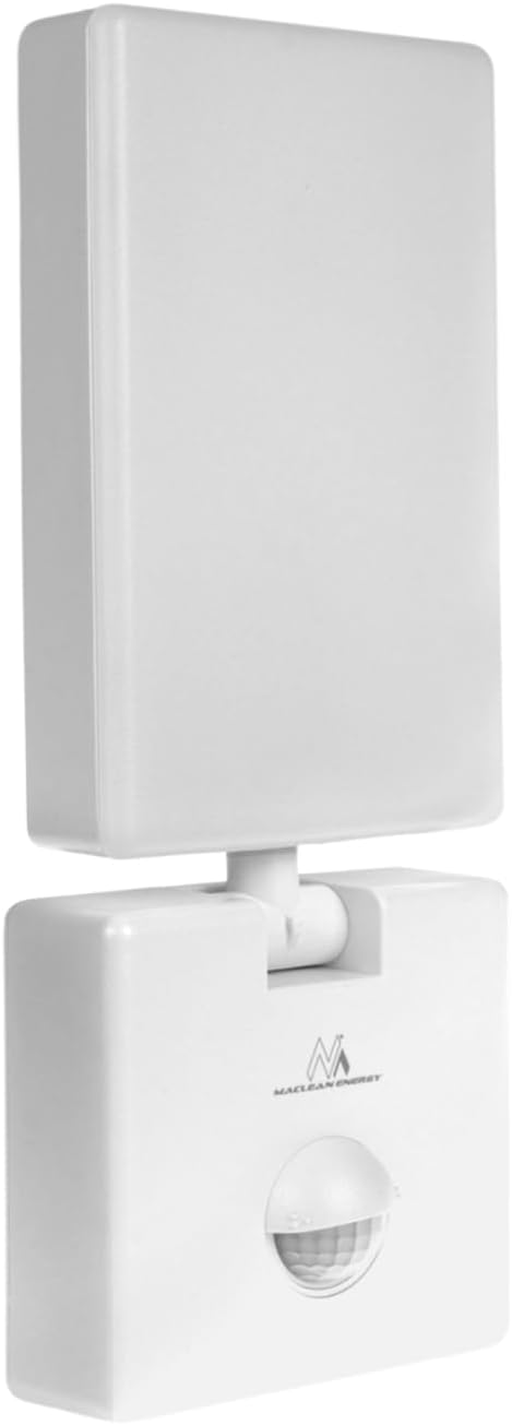 Maclean Maclean - LED-lamp met PIR bewegingsmelder - LED lamp - Buitenlamp - Wandlamp - 10W - IP65-800lm - 4000K - Wit - MCE516 W photo 2