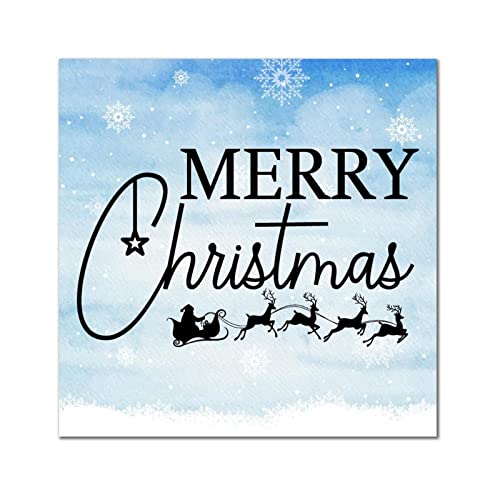 Décoration murale Merry Christmas en bois panneau rustique suspendu pour maison