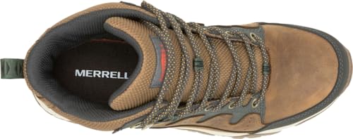 Merrell Men's Windoc Waterproof Steel Toe Mid Construction Boot, Brown, 9.54