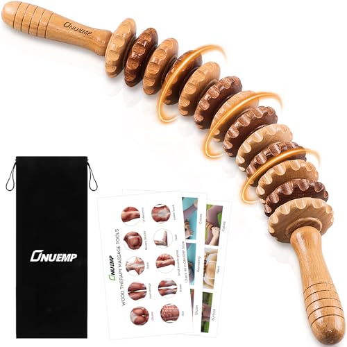 Faszienrolle Holz Massagegerät, Faszienstab Holz Massage Roller, Massageroller Mit Griff, Massage Anti Cellulite Massagegerät für Maderotherapie und Lymphdrainage, Massagestab Buche Faszienrolle Holz Massagegerät, Faszienstab Holz Massage Roller, Massageroller Mit Griff, Massage Anti Cellulite Massagegerät für Maderotherapie und Lymphdrainage, Massagestab Buche