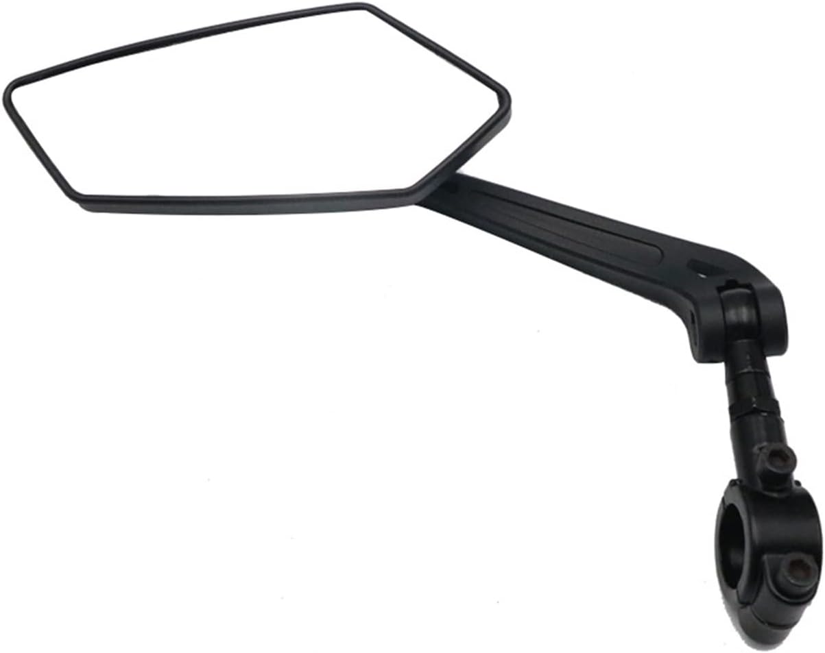 Rearview Mirror Universal Bike Cycling Clear Wide R&Ange Back Sight Rearview Reflector Adjustable Handlebar Left Right Mirror Bicycle Rear View Mirror Rear Side Mirror