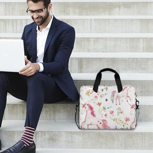 Maletín para portátil 15.6 pulgadas con diseño unicornio miniatura 3