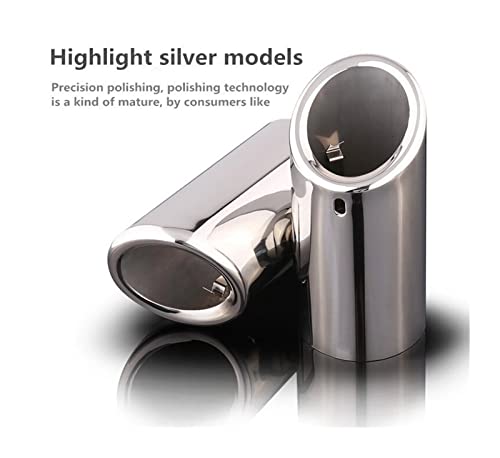 1pc/2Pcs Auto Car Exhaust Muffler Tip Pipes Covers Car Accessories