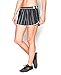 Under Armour Women's Printed Perfect Pace Short, Black/Reflective, Medium