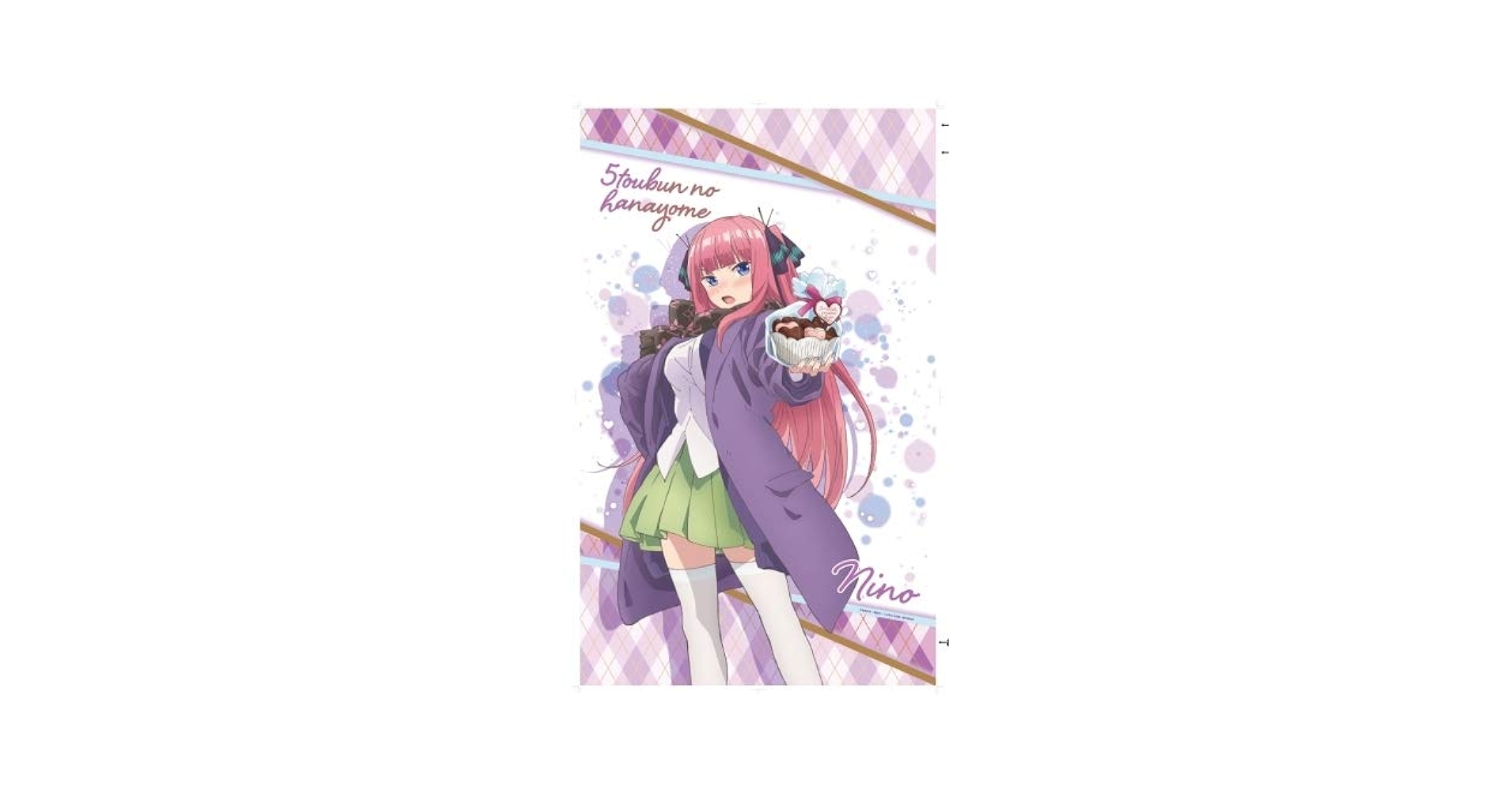五等分の花嫁 B2タぺストリー Happy Valentine 2021 二乃 Anique Shop JAPAN