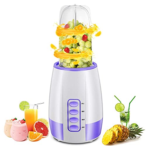 IW.HLMF Actualización 5 en 1 para licuadoras, jugos de Frutas y Verduras – Función de Limpieza automática sin Cortes con Cuchillas de Corte de Acero Inoxidable para Hacer Batidos Baibao