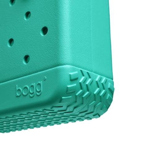 Image of BOGG BAG Bitty Small Tote - 11 inch x 8.5 inch x 4.5 inch - Durable, Washable, Tip-proof - Beach, Pool, Boat, Work, Sports (Cabana Boy with White Buttons)
