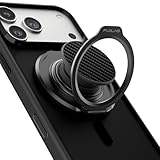 FLOLAB ForgeGrip Strong Magnetic Phone Holder & Phone Grip for MagSafe Grip iPhone Accessories Magnetic Phone Grip, Ring Holder & Stand, Satisfying Snap Grip - Carbon Fiber