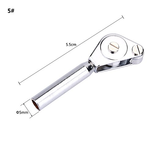 VGEBY1 Fishing Rod Tip Guide, Stainless Steel Roller Guide Trolling Tackle for Sea Fishing Boat Fishing(#5) - Image 3