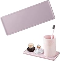 Vista 9 de Bandeja de baño para mostrador, bandeja de cerámica para baño, pequeña bandeja rectangular de cerámica, bandeja de jabón de cocina, bandeja