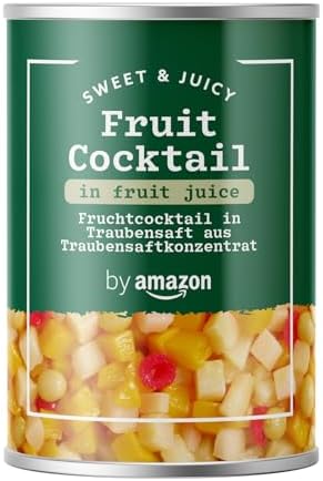 by Amazon Fruit Mix In Juice, 411g, Mixed Fruit Cocktail