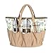 Produktbild TOPINCN Garten-Werkzeugtasche mit 9 Taschen, Tragetasche, Mehrzweck-Organizer, Windel, Segeltuch, Taschen-Halter, robust, Garten- und Pflanzset, Geschenk für Männer oder Frauen, Beige