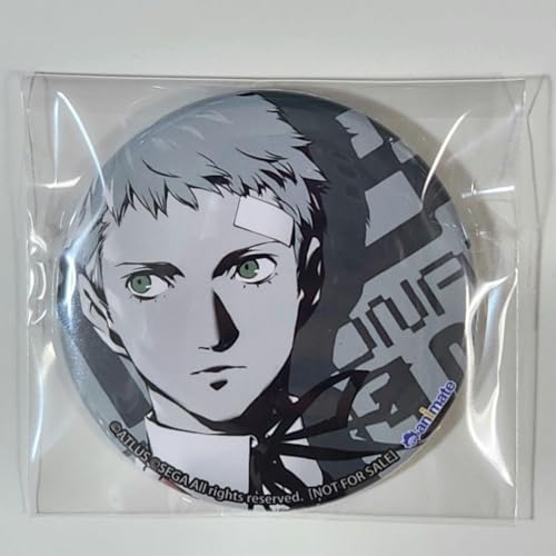 Persona 3 Reload P3R Animate Bonus Item Can Badge Sanada
