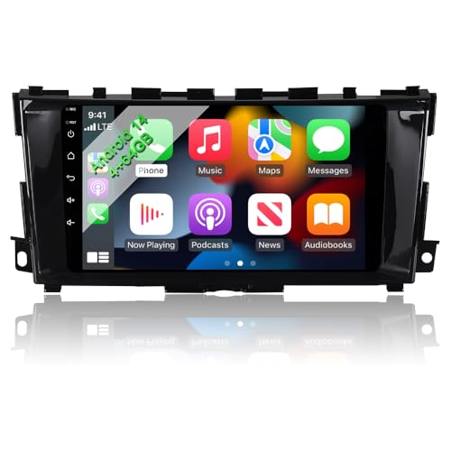 Image of ASURE 9 inch Car Stereo Radio for Nissan Altima V L33 2013-2017 Navigation GPS Unit Upgrade,8Core 4G+64G Android with Wireless Carplay,Android Auto,SWC,DSP,1280x720 HD Touchscreen Multimedia Player