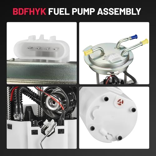 Image of BDFHYK Electric Fuel Pump Module Assembly E3675M Compatible with Chevrolet Avalanche Suburban 2500, Compatible with GMC Yukon XL 2500 2004 2005 2006 2007 6.0L 8.1L V8 Replace 19167489, 19133475
