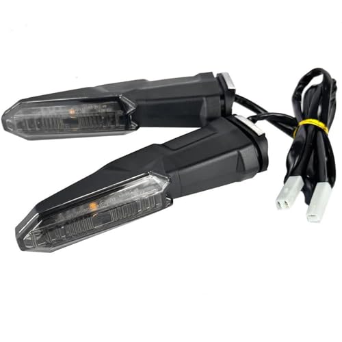 Señales Cambio Luces Accesorios para Motocicletas: Luz Intermitente Indicadora para para Z900, para Z1000, para Z800 para Z750 Lateral Luz(Fumar,2 Piezas)
