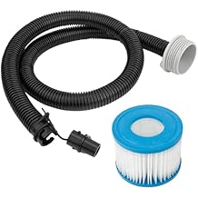 Spa Hot Tub Air Inflation Hose P6931 & Hot Tub Filter Cartridge Replacement for Intex, Coleman, Portable Spa Pump, Hot Tub Replacement Parts