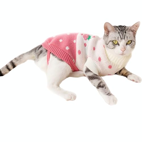 Small Dog and Cat Jumper, Stylish Chihuahua Clothes, Knitted Puppy Pullover Vest Sweater for Autumn and Winter, Soft Turtleneck Pet Apparel for Cat, Chihuahuas, Yorkshire Terriers, XXL