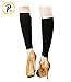 Presadee Calf Slimming 3D Compression Leg Shaping Massaging Effect Workout Circulation Toning Sleeve (Black)