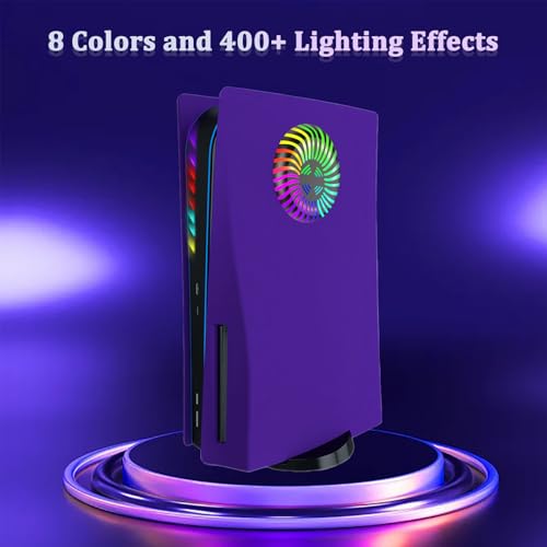 Plates PS5 Megadream contre la poussière et la surchauffe avec aération LED intégrée - 5