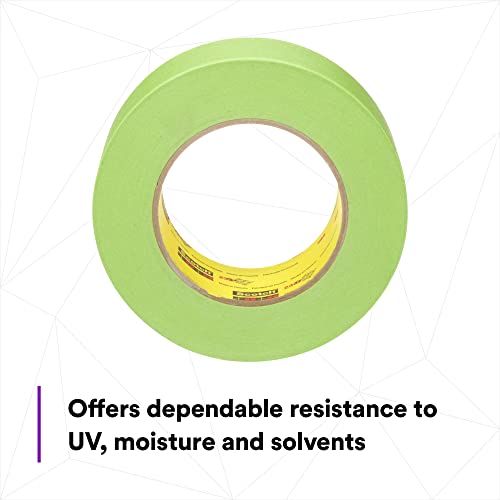 Image of 3M Scotch Performance Masking Tape 233+ 26340, Moisture Resistant, Flexible, Green Color, 48 mm x 55 m, 12 /Case