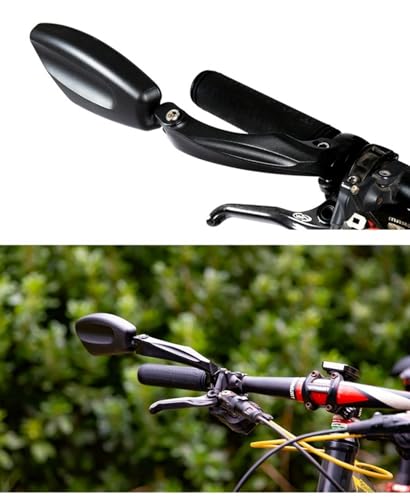 JZK Right Side Bike Mirror with Stainless Steel Lens - 360 Degree Rotatable Adjustable Cycle Mirror for Bike Handlebar - Image 6