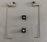 Replace for HP 15-bs0xx 15-bw0xx 15-bs212wm 15-bs289wm 15-bs020wm 15-bs033cl 15-bs Laptop LCD Screen Hinges Bracket KIT & Hinge Cover Sets Left & Right Black