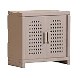 Whoasyst Funzionale unità di archiviazione in miniatura scala 1/12 per giochi di fingere unisex e legame familiare armadio in legno miniatura