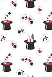  Wizard and Witch Pattern  Cute Horror Decoration 28: Blank Lined Notebook for Halloween and Magic Lovers