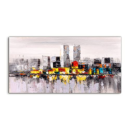 Image Acrylique New York Abstraction 100x50cm tableau moderne pour salon