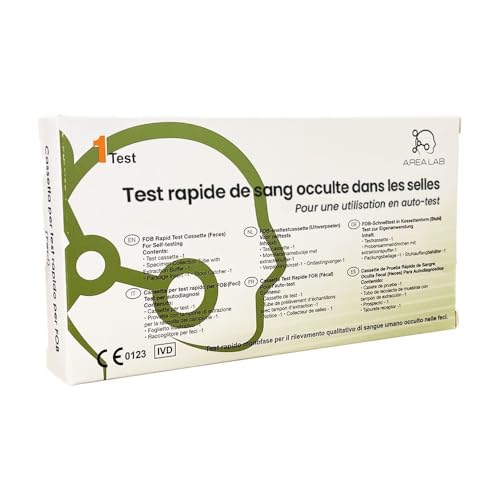 Test côlon droit et sang occulte dans les selles - Kit FOB 3X