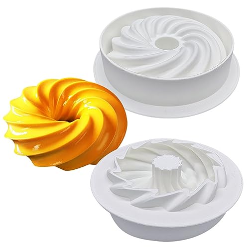 シリコン型 シリコンモールド シリコンムース型 ベーキング チョコレート 型 シリコン 型 ゼリー型 ケーキ 金型 3D抜き型 DIY 家庭用 キッチン 1穴 お菓子の型 回転クッキー型（Amazon）