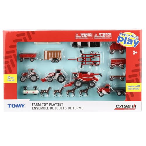 ERTL 1/64 Case IH Tractor and Vehicle 20 Piece Value Set ZFN44091