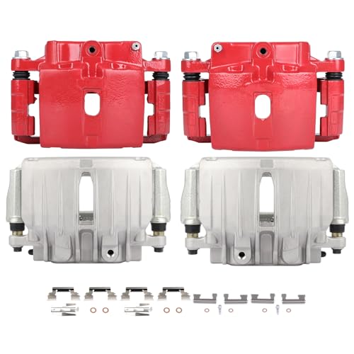 Image of SCITOO Front & Rear Disc Brake Calipers 18-B4729 18-B4728 18-B4764 18-B4765 | Fit For Cadillac,For Chevrolet,For GMC Models - For Avalanche 1500 2002-2006,For Escalade 2002-2006 4PCS With Bracket