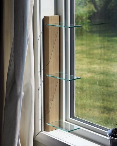 Daniel's Plants 3 Tiered Window Sill Plant Shelf (Real Wood