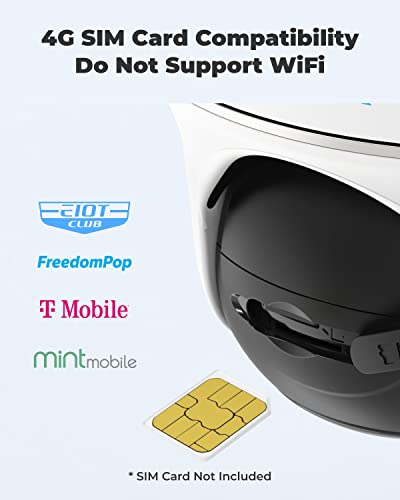 Reolink 4G Lte Cellular Security Camera Outdoor, Pan Tilt, Wireless Solar Powered, 2K Hd Night Vision, 2-Way Talk, Smart Person/Vehicle Detection, No Wifi, Go Pt Plus With Solar Panel -Us Version #TOP2