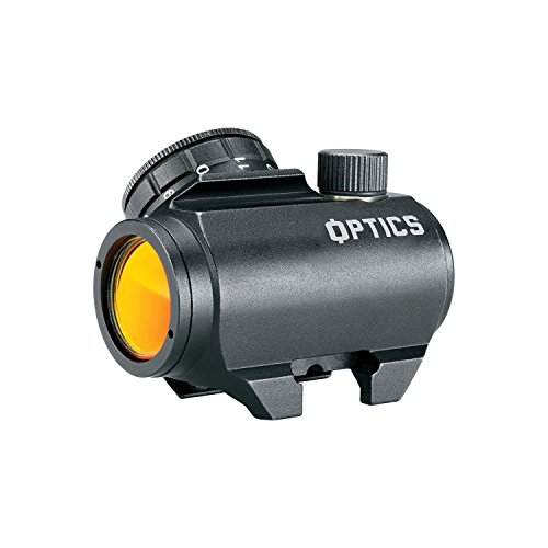 Bushnell AK Optics AK25 1x25mm Red Dot Sight, Matte Black (tilted front lens)