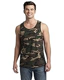 District Men's Young Cotton Ringer Tank