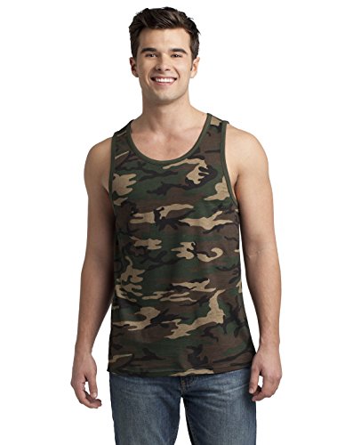 District Men's Young Cotton Ringer Tank