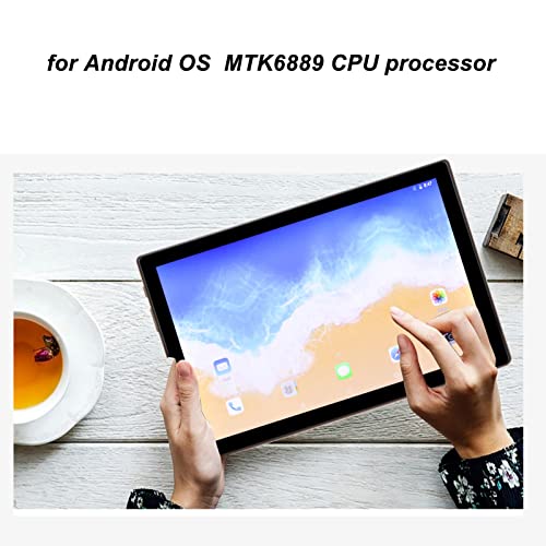 Para Android Tablet 10.1in, 256GB ROM 10GB RAM, Dual SIM Dual Standby 4G Calling Tablet, 3200x1440 H