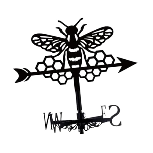Indicateur vent de toit jardin abeille accessoire métal ornement extérieur