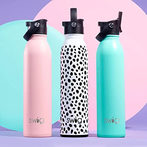 Swig Life 20Oz Insulated Water Bottle, Travel Water Bottle With Straw And Lid, Cup Holder Friendly Water Bottles, Stainless Steel Water Bottle, 20 Oz Tumbler, Reusable Water Bottle thumb #7